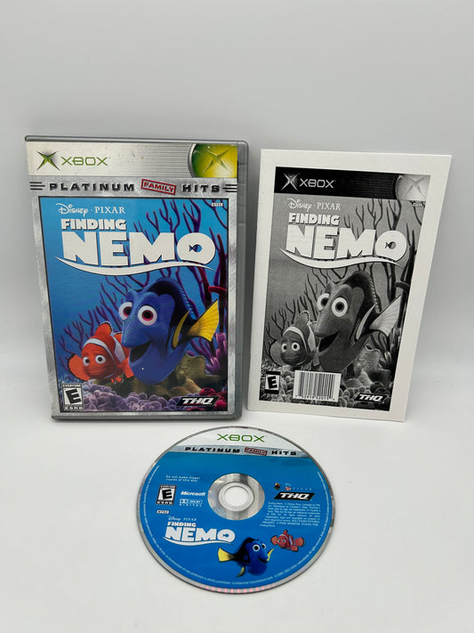 PiXEL-RETRO.COM : MICROSOFT XBOX COMPLETE CIB BOX MANUAL GAME NTSC FINDING NEMO