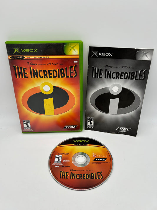 PiXEL-RETRO.COM : MICROSOFT XBOX COMPLETE CIB BOX MANUAL GAME NTSC THE INCREDIBLES