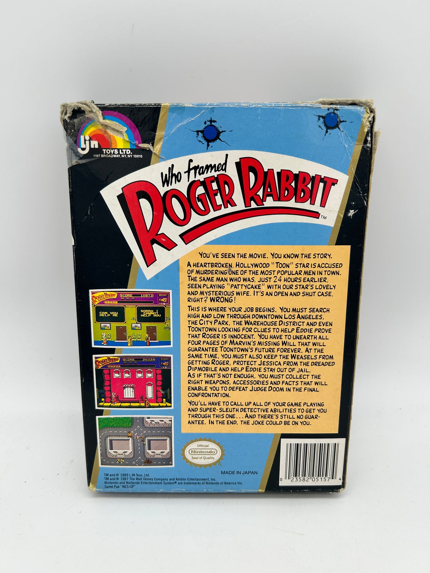 NiNTENDO [NES] ORiGiNAL | WHO FRAMED ROGER RABBiT