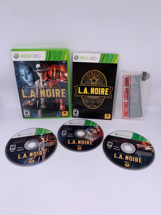 PiXEL-RETRO.COM : MICROSOFT XBOX 360 COMPLETE CIB BOX MANUAL GAME NTSC L.A. NOIRE