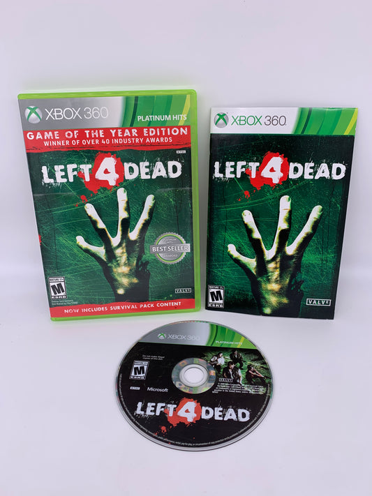 MiCROSOFT XBOX 360 | LEFT 4 DEAD | PLATiNUM HiTS