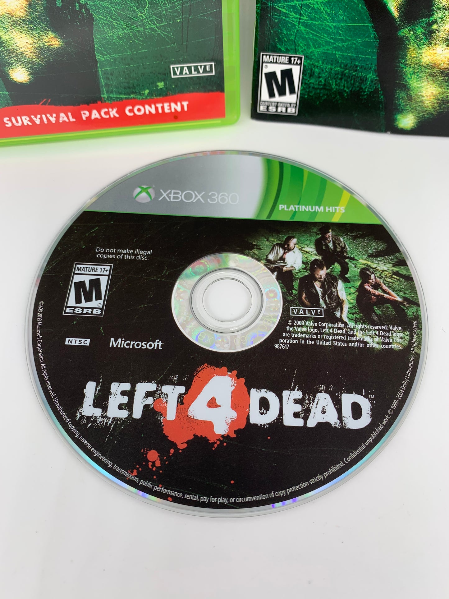 MiCROSOFT XBOX 360 | LEFT 4 DEAD | PLATiNUM HiTS