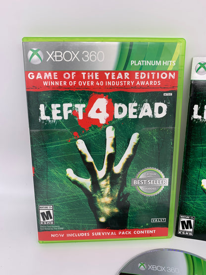 MiCROSOFT XBOX 360 | LEFT 4 DEAD | PLATiNUM HiTS