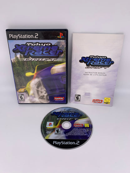 PiXEL-RETRO.COM : SONY PLAYSTATION 2 (PS2) COMPLET CIB BOX MANUAL GAME NTSC TOKYO XTREME RACER DRIFT