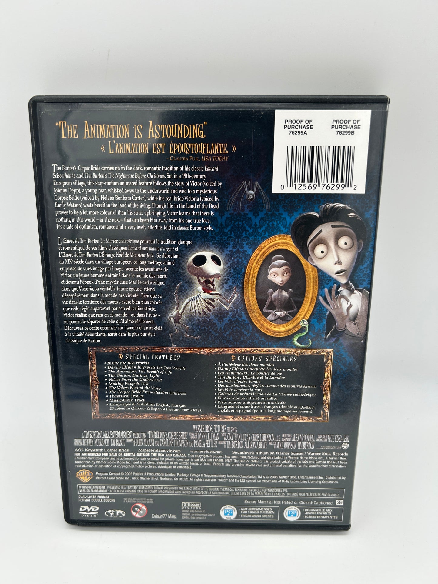 FiLM DVD | LA MARiEE CADAVERiQUE [CORPSE BRiDE]