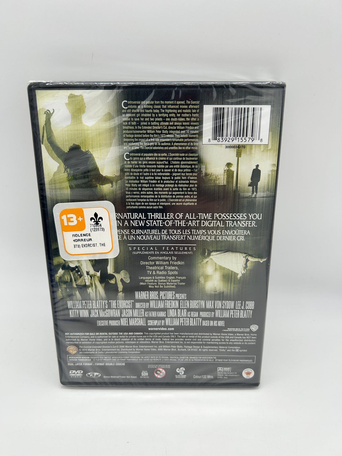 FiLM DVD | L'EXORCiSTE [THE EXORCiST] | EXTENDED DiRECTORS CUT]