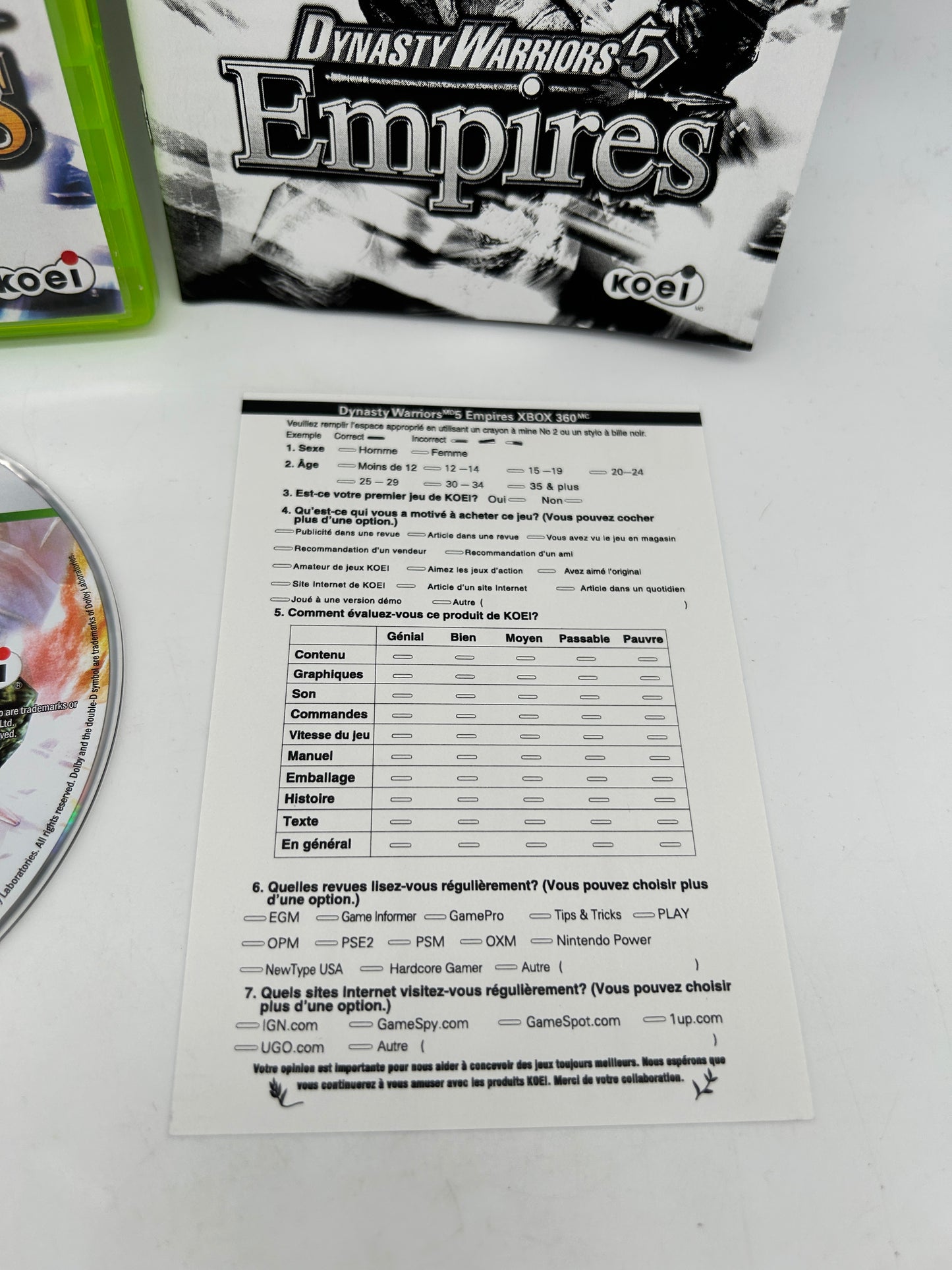 Microsoft XBOX 360 | DYNASTY WARRiORS 5 EMPiRES