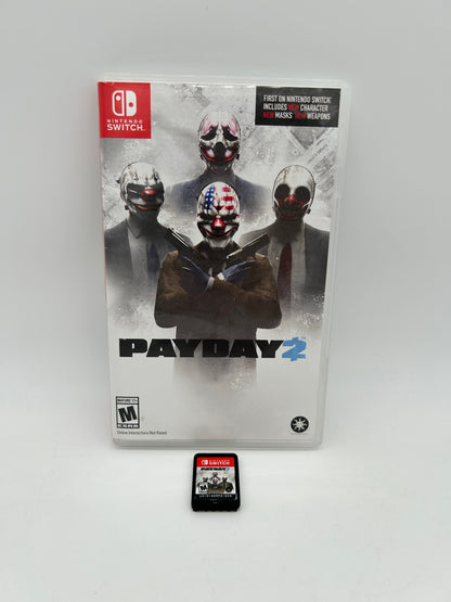 PiXEL-RETRO.COM : NINTENDO SWITCH COMPLETE IN BOX COMPLETE MANUAL GAME NTSC PAYDAY 2