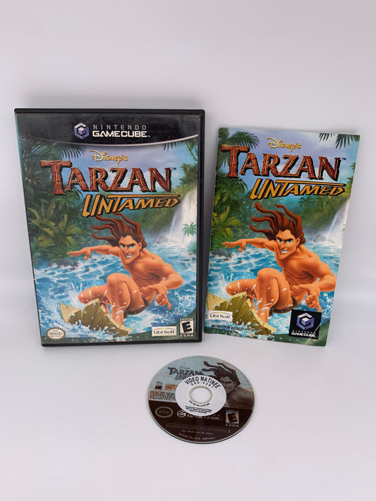 PiXEL-RETRO.COM : NINTENDO GAMECUBE COMPLETE CIB BOX MANUAL GAME NTSC TARZAN UNTAMED