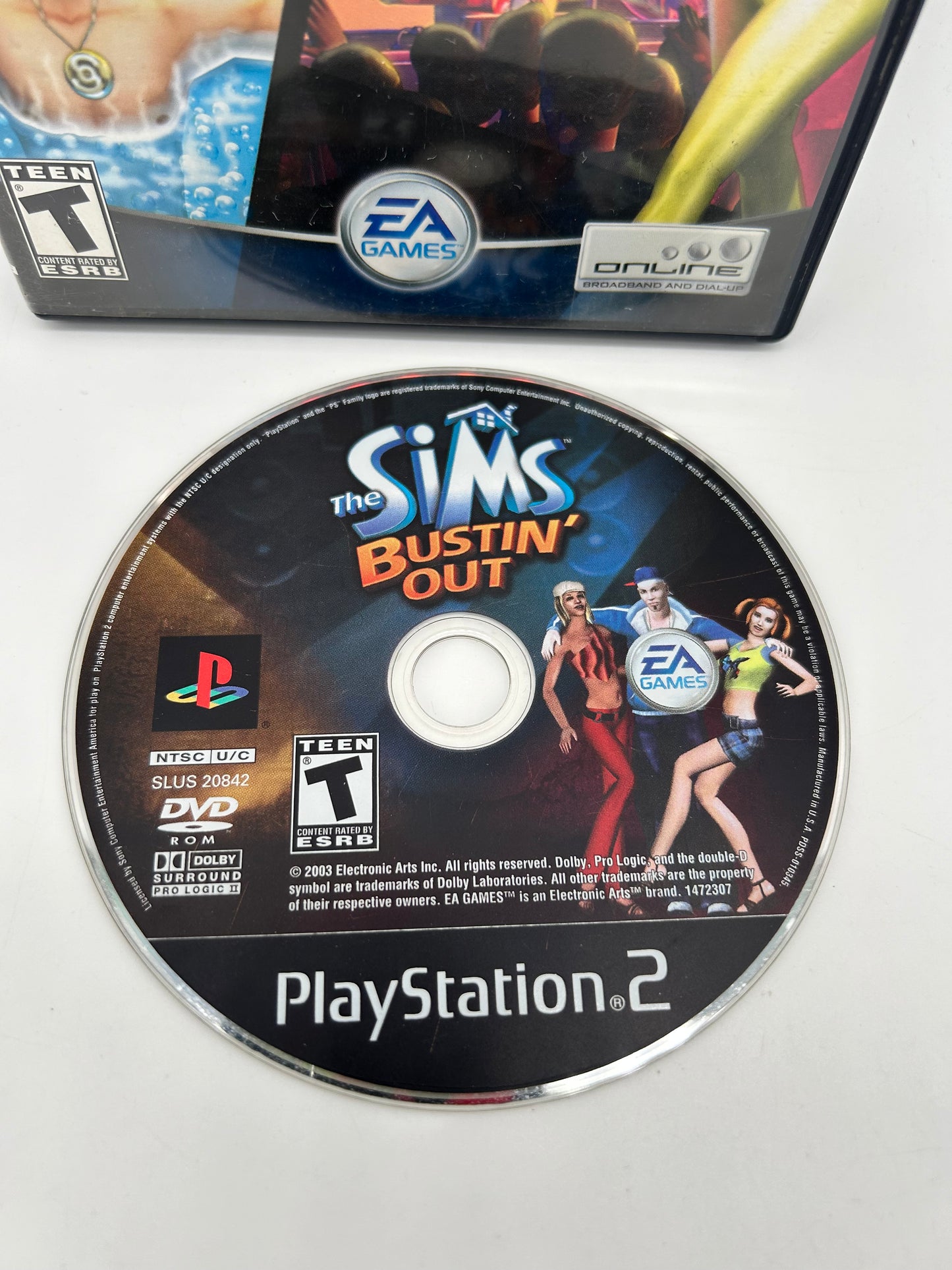 SONY PLAYSTATiON 2 [PS2] | THE SiMS BUSTiN OUT