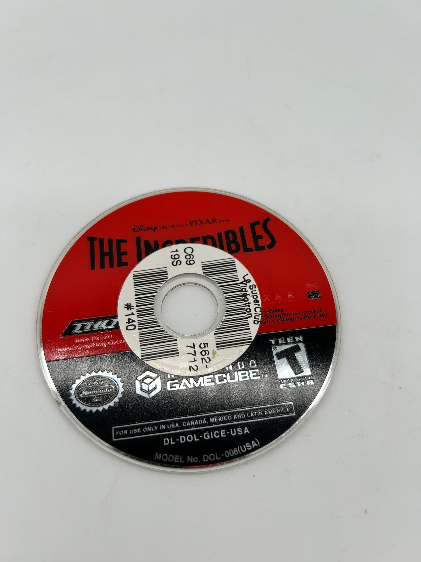 PiXEL-RETRO.COM : NINTENDO GAMECUBE (GC) GAME NTSC THE INCREDIBLES