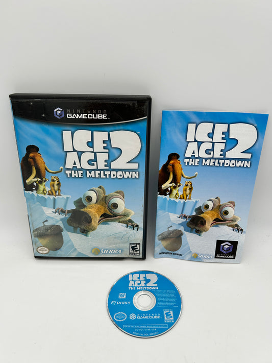 PiXEL-RETRO.COM : NINTENDO GAMECUBE COMPLETE (CIB) BOX INSTRUCTION MANUAL GAME NTSC ICE AGE 2 THE MELTDOWN