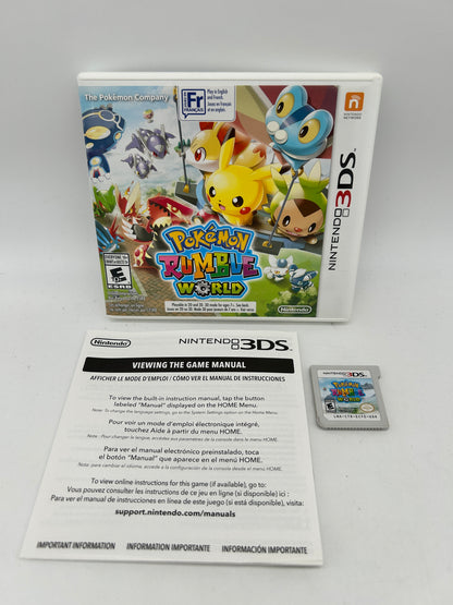 PiXEL-RETRO.COM : NINTENDO 3DS (3DS) COMPLETE CIB BOX MANUAL GAME NTSC POKEMON RUMBLE WORLD