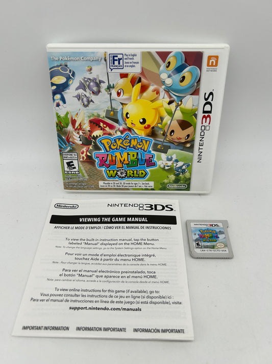 PiXEL-RETRO.COM : NINTENDO 3DS (3DS) COMPLETE CIB BOX MANUAL GAME NTSC POKEMON RUMBLE WORLD