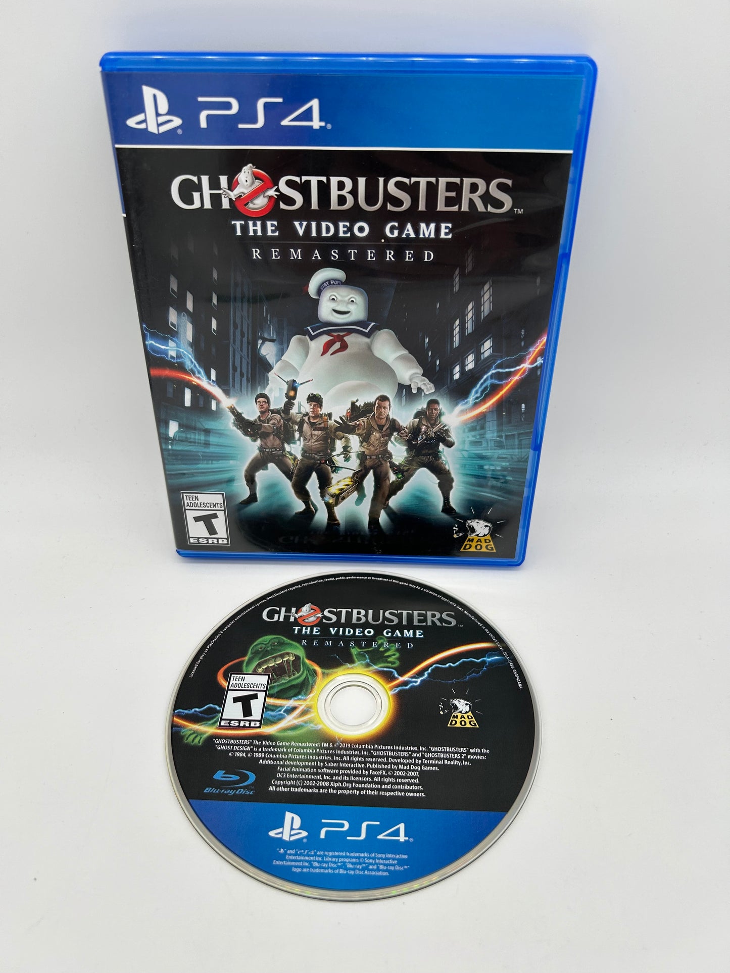 PiXEL-RETRO.COM : SONY PLAYSTATION 4 (PS4) COMPLETE CIB BOX MANUAL GAME NTSC GHOSTBUSTERS THE VIDEO GAME REMASTERED