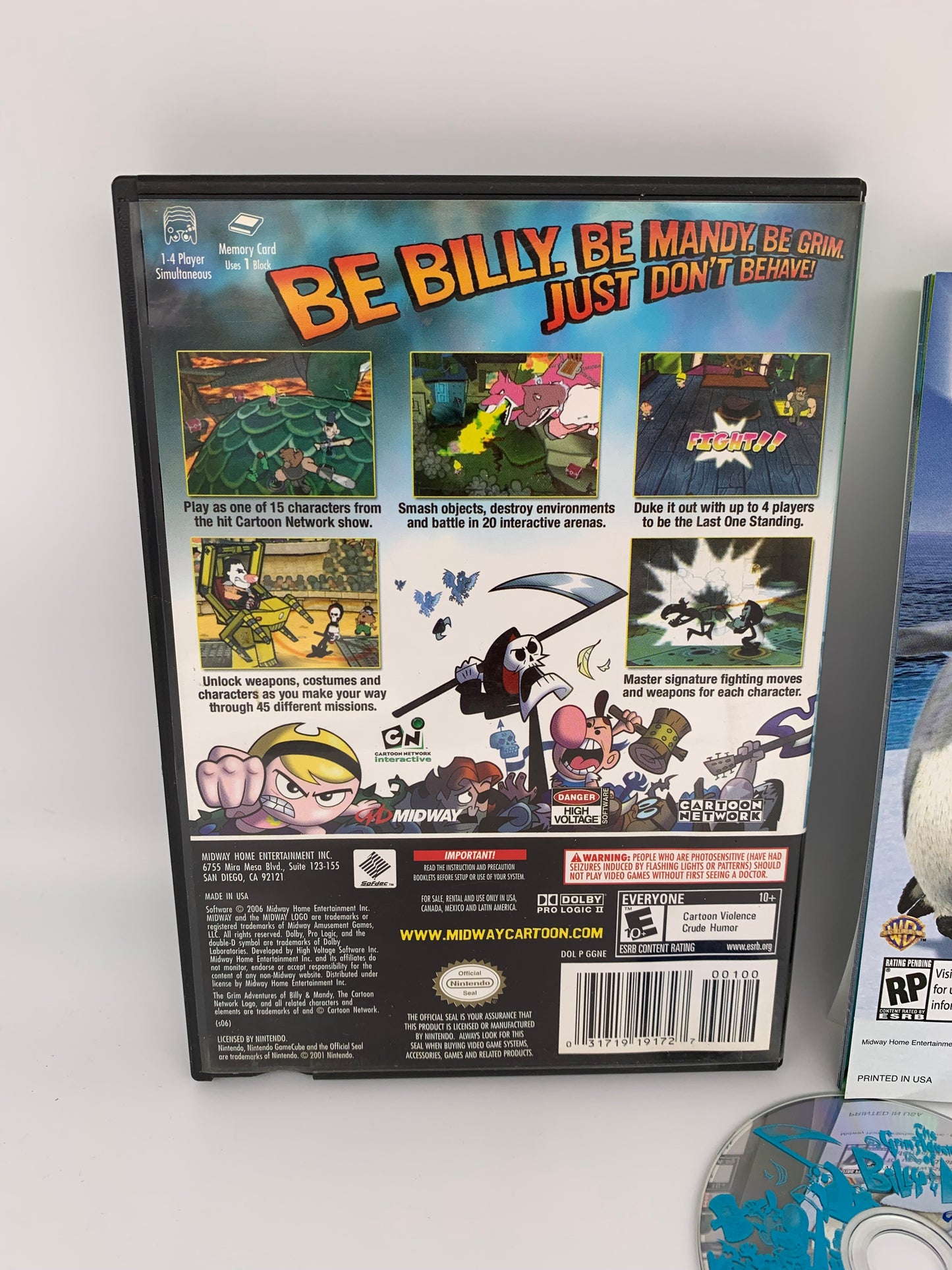 NiNTENDO GAMECUBE [NGC] | THE GRiM ADVENTURES OF BiLLY & MANDY