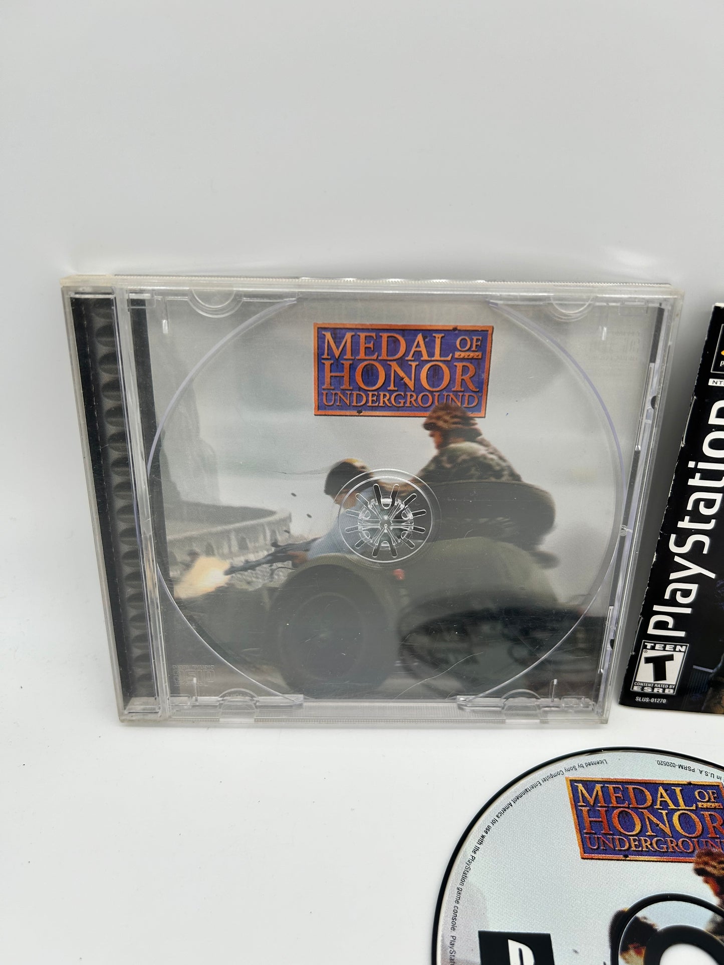 SONY PLAYSTATiON [PS1] | MEDAL OF HONOR UNDERGROUND