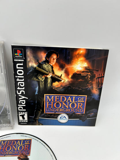 SONY PLAYSTATiON [PS1] | MEDAL OF HONOR UNDERGROUND