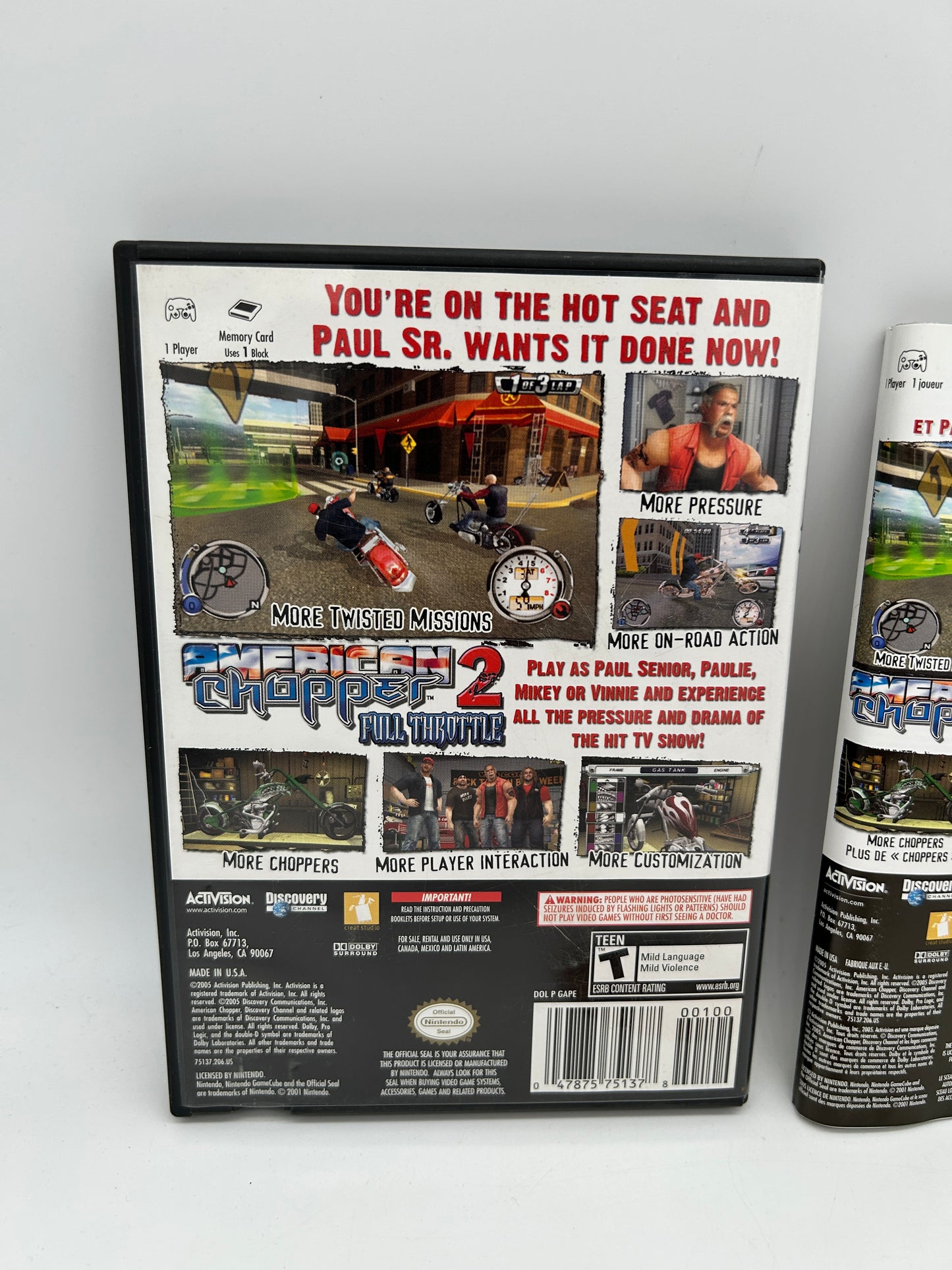 NiNTENDO GAMECUBE [NGC] | AMERiCAN CHOPPER 2 FULL THROTTLE