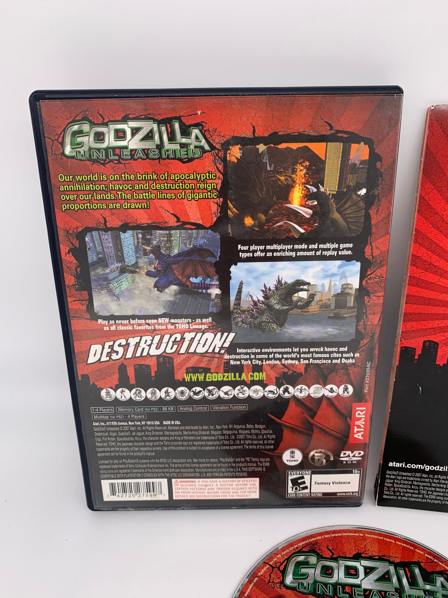 SONY PLAYSTATiON 2 [PS2] | GODZiLLA UNLEASHED