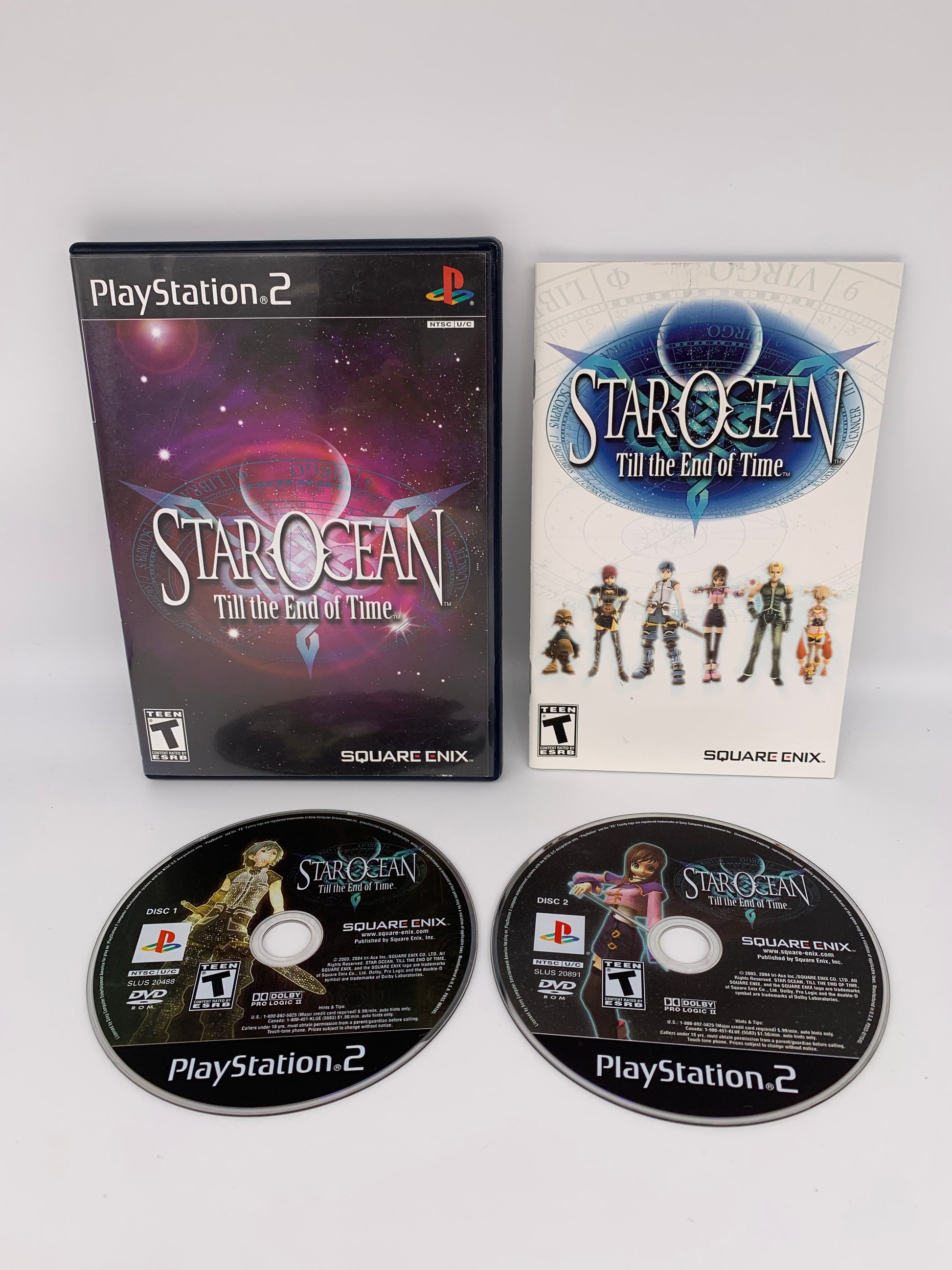 PiXEL-RETRO.COM : SONY PLAYSTATION 2 (PS2) COMPLET CIB BOX MANUAL GAME NTSC STAR OCEAN TILL THE END OF TIME