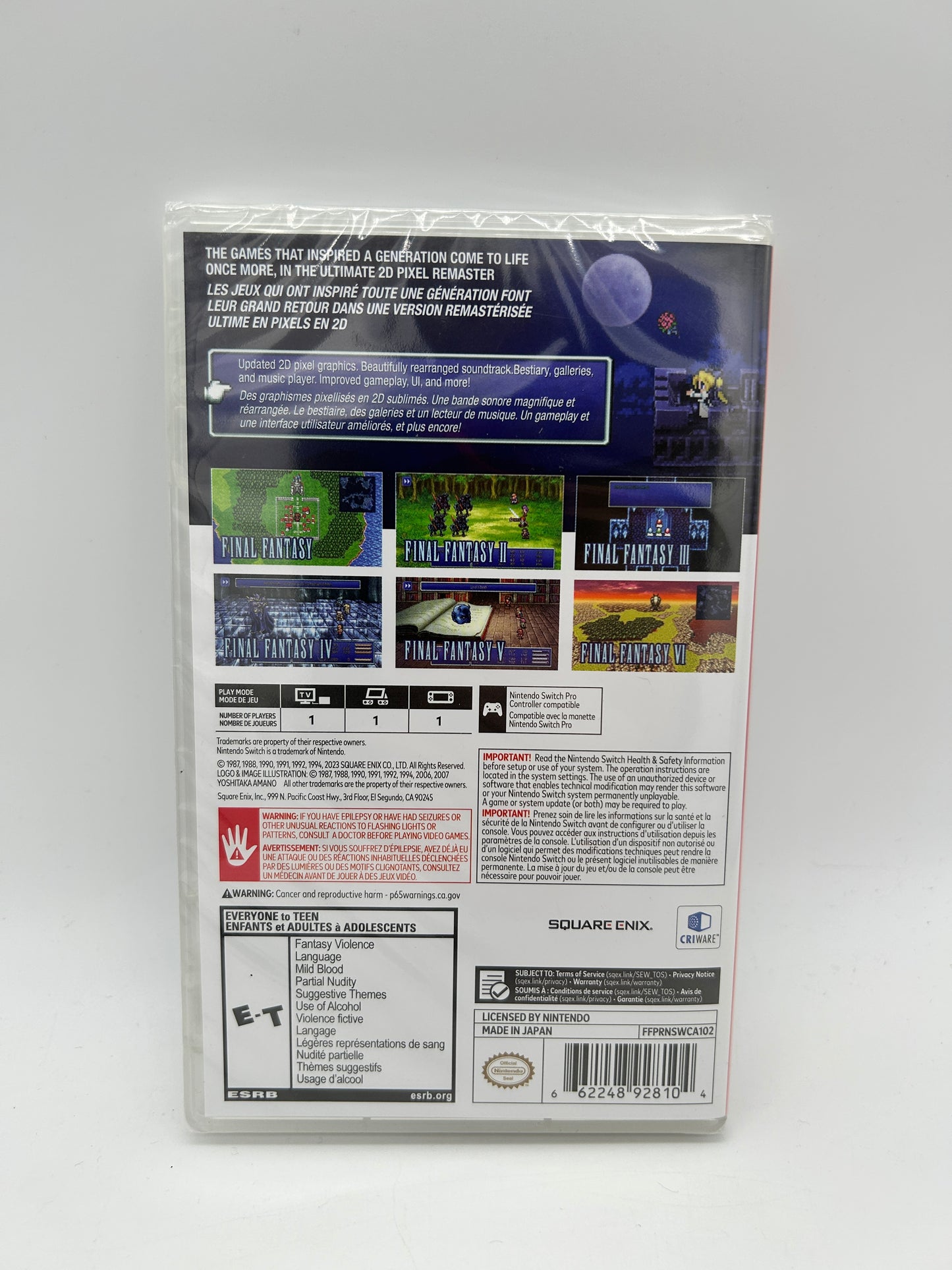 NiNTENDO SWiTCH | FINAL FANTASY COLLECTION | ANNiVERSARY EDITION