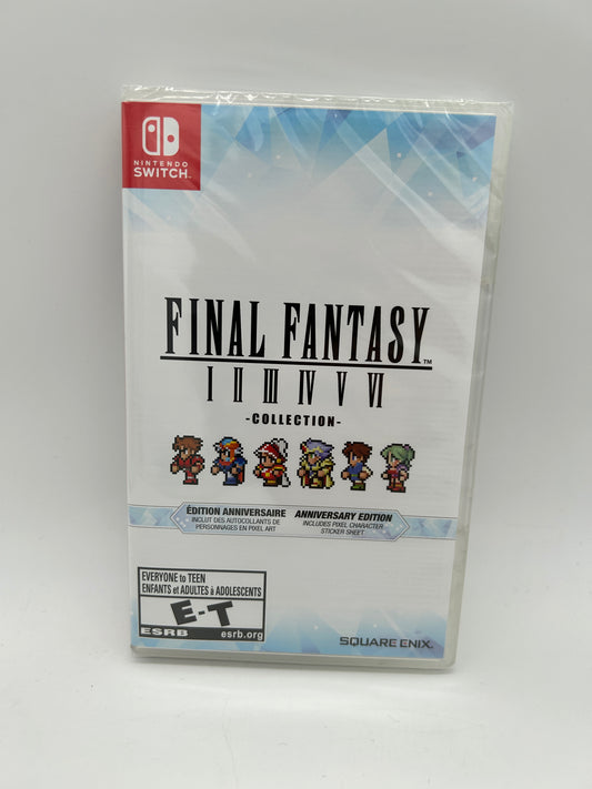 PiXEL-RETRO.COM : NINTENDO SWITCH NEW SEALED IN BOX COMPLETE MANUAL GAME NTSC FINAL FANTASY COLLECTION ANNIVERSARY EDITION