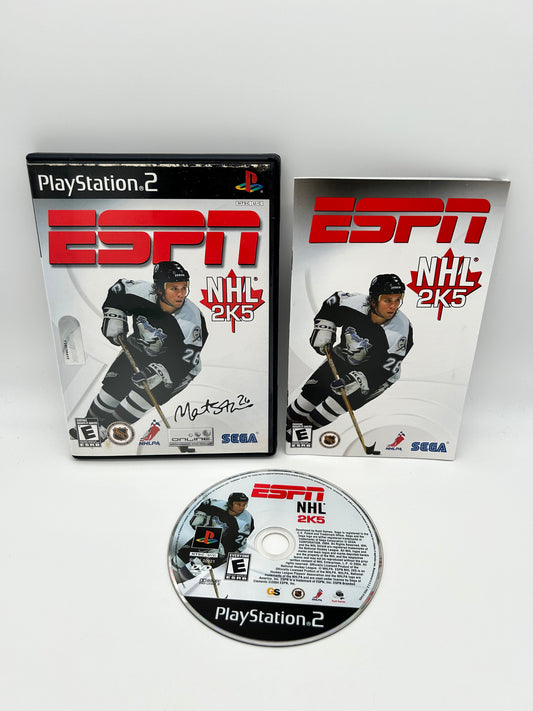 PiXEL-RETRO.COM : SONY PLAYSTATION 2 (PS2) COMPLET CIB BOX MANUAL GAME NTSC ESPN NHL 2K5