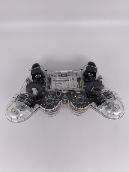 SONY PLAYSTATiON 3 [PS3] CONTROLLER | CLEAR WiRELESS AFTERGLOW TRANSPARANTE DUALSHOCK ANALOG JOYSTiCK CONTROLLER | 064-015TGAP
