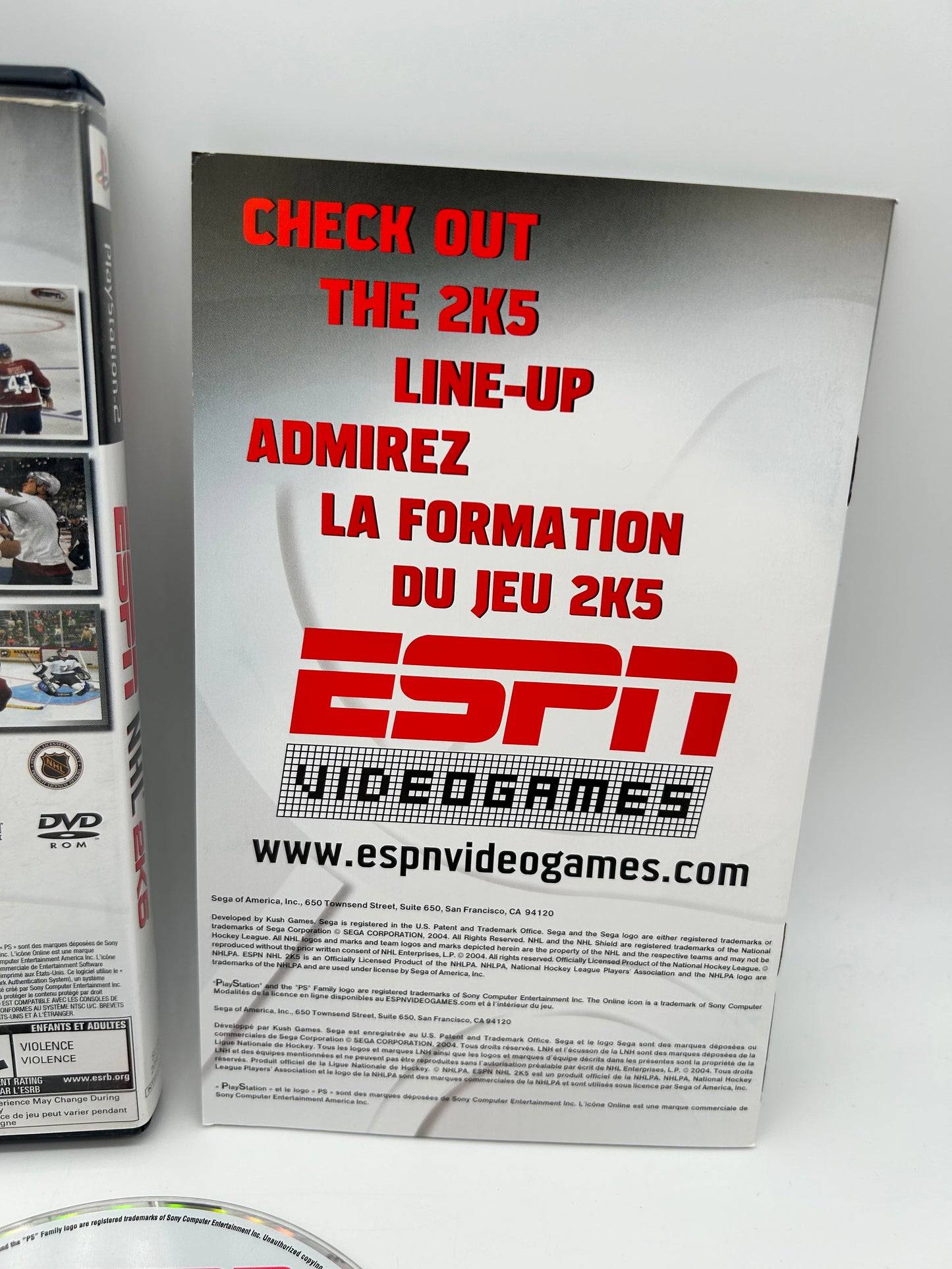 SONY PLAYSTATiON 2 [PS2] | ESPN NHL 2K5