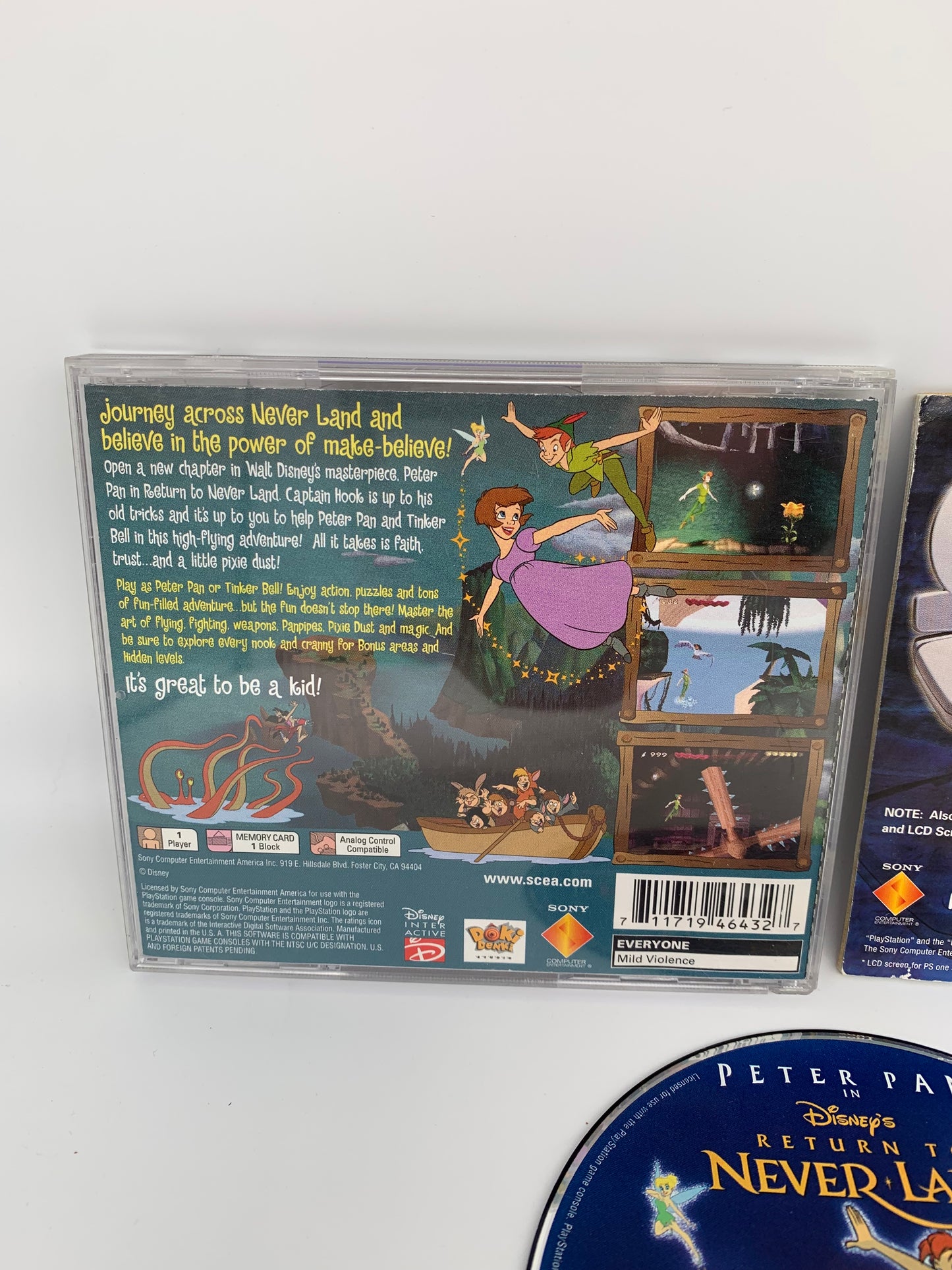 SONY PLAYSTATiON [PS1] | PETER PAN RETURN TO NEVERLAND