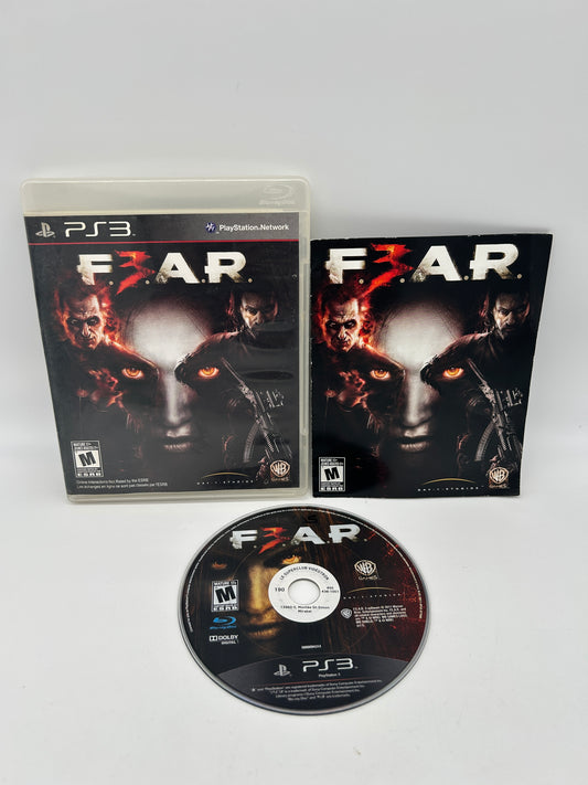 PiXEL-RETRO.COM : SONY PLAYSTATION 3 (PS3) COMPLET CIB BOX MANUAL GAME NTSC FEAR F.E.A.R 3