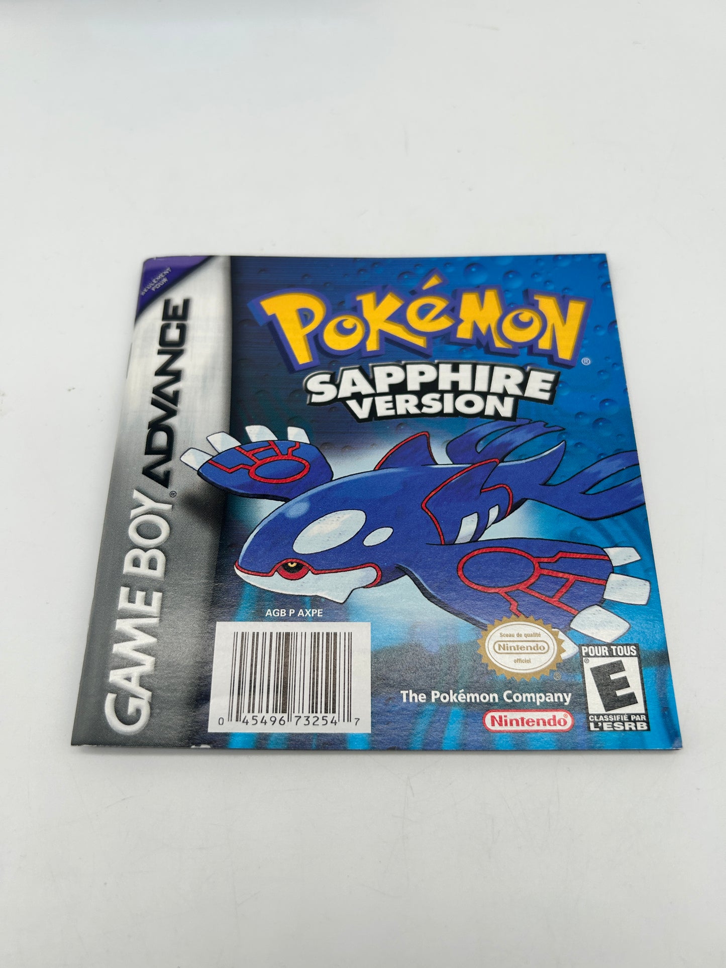 NiNTENDO GAME BOY ADVANCE [GBA] | POKEMON SAPPHIRE VERSiON