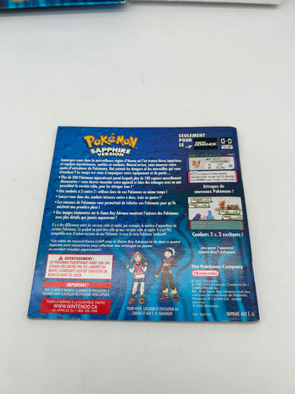 NiNTENDO GAME BOY ADVANCE [GBA] | POKEMON SAPPHIRE VERSiON