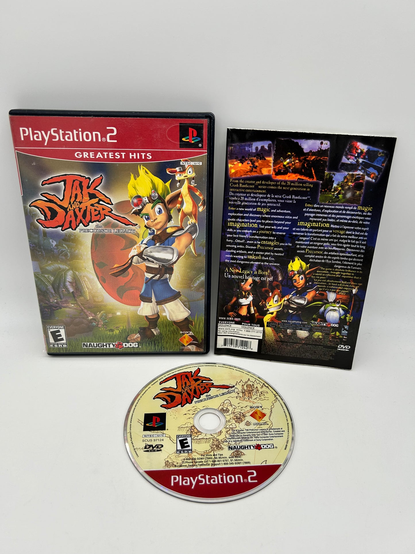 PiXEL-RETRO.COM : SONY PLAYSTATION 2 (PS2) COMPLET CIB BOX MANUAL GAME NTSC JAK AND DAXTER THE PRECURSOR LEGACY