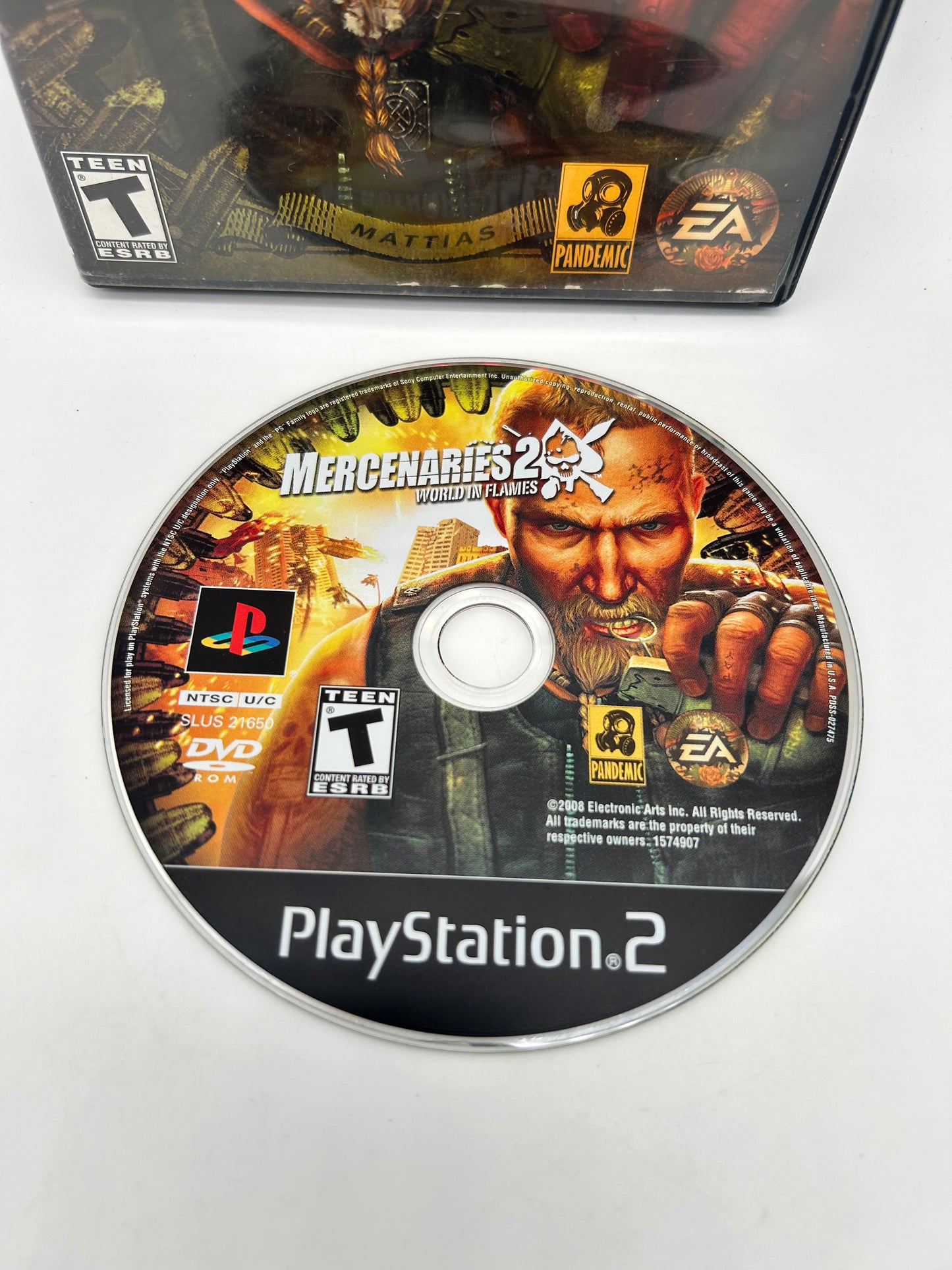 SONY PLAYSTATiON 2 [PS2] | MERCENARiES 2 WORLD IN FLAMES