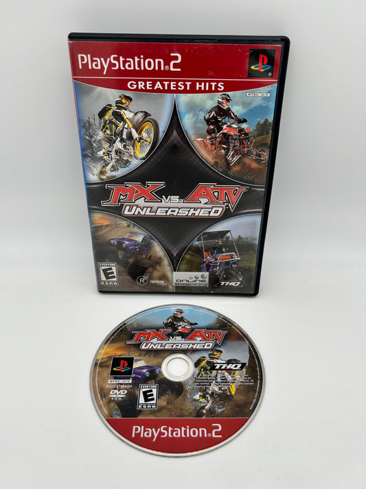 PiXEL-RETRO.COM : SONY PLAYSTATION 2 (PS2) COMPLET CIB BOX MANUAL GAME NTSC MX VS ATV UNLEASHED