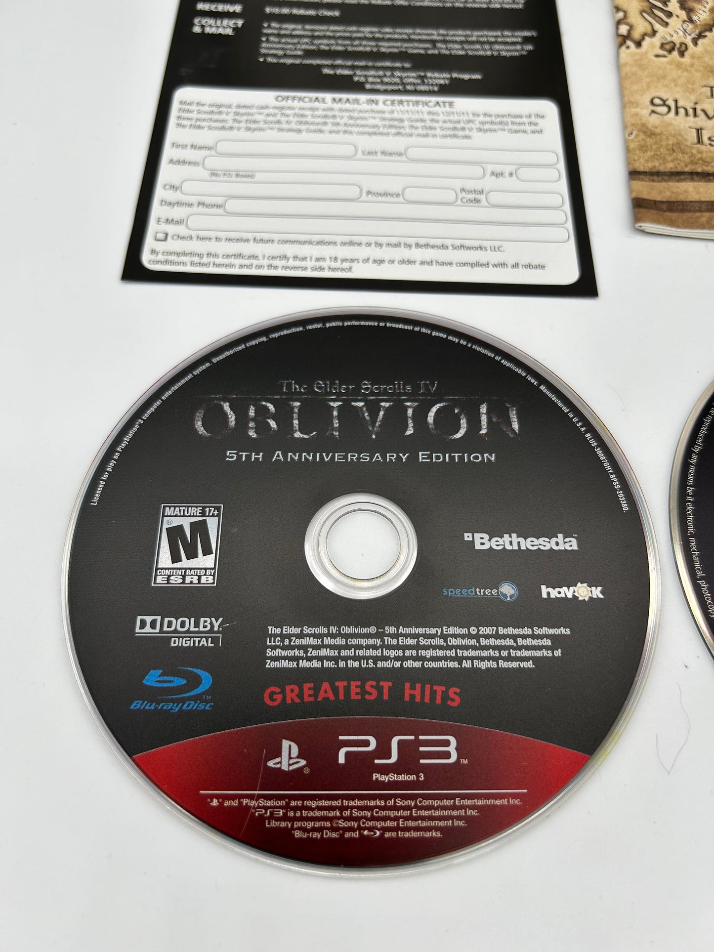 SONY PLAYSTATiON 3 [PS3] | THE ELDER SCROLLS IV OBLiViON | 5TH ANNiVERSARY EDiTiON