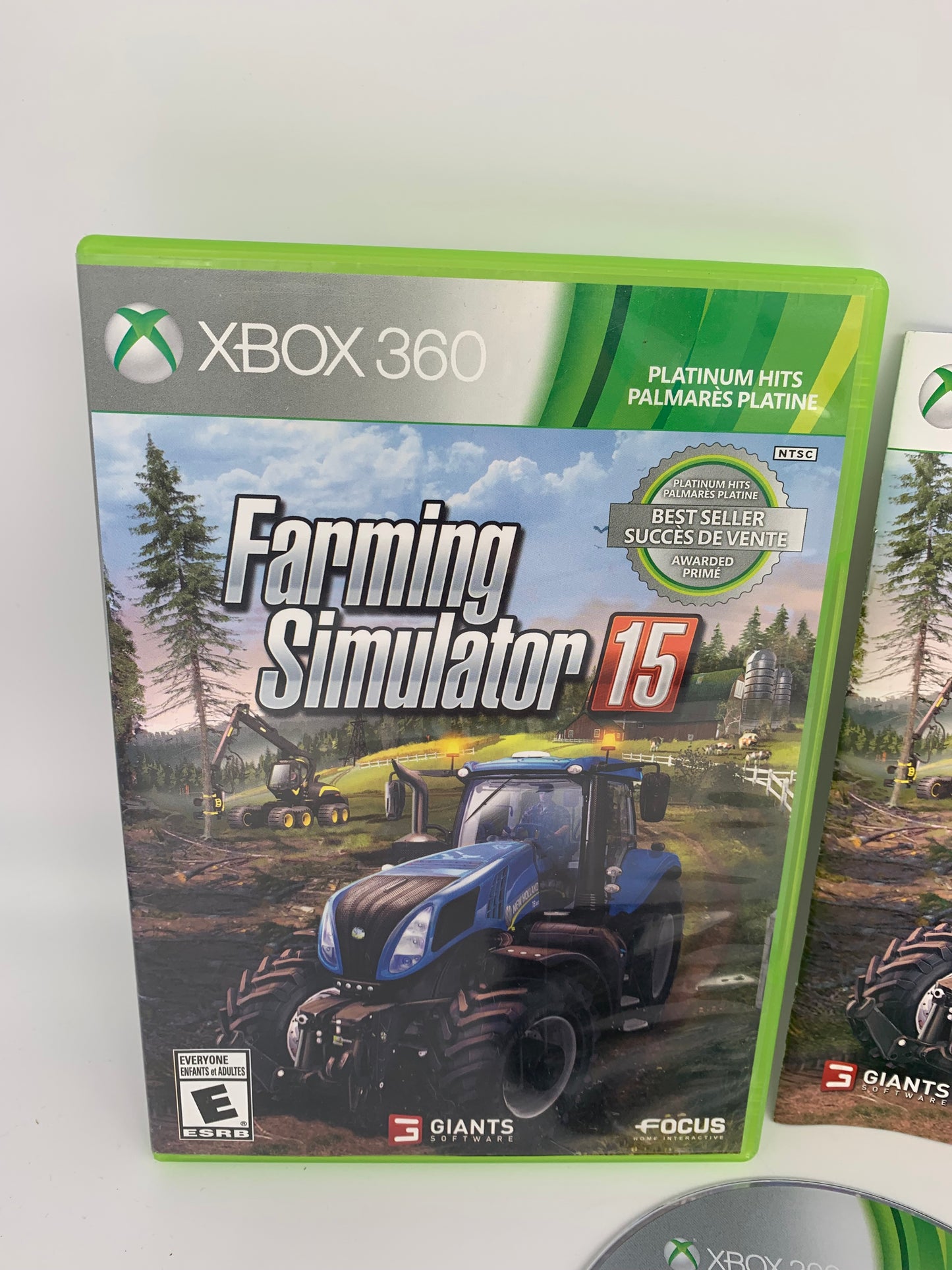 MiCROSOFT XBOX 360 | FARMiNG SiMULATOR 15 | PLATiNUM HiTS