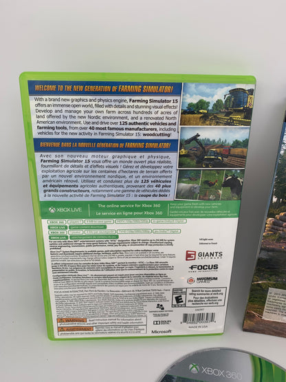 MiCROSOFT XBOX 360 | FARMiNG SiMULATOR 15 | PLATiNUM HiTS