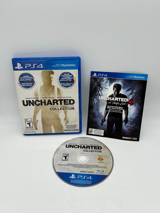 PiXEL-RETRO.COM : SONY PLAYSTATION 4 (PS4) COMPLETE CIB BOX MANUAL GAME NTSC UNCHARTED THE NATHAN DRAKE COLLECTION