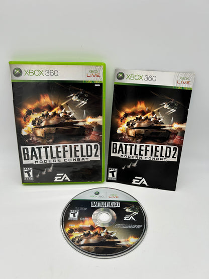 PiXEL-RETRO.COM : MICROSOFT XBOX 360 COMPLETE CIB BOX MANUAL GAME NTSC BATTLEFIELD 2 MODERN COMBAT