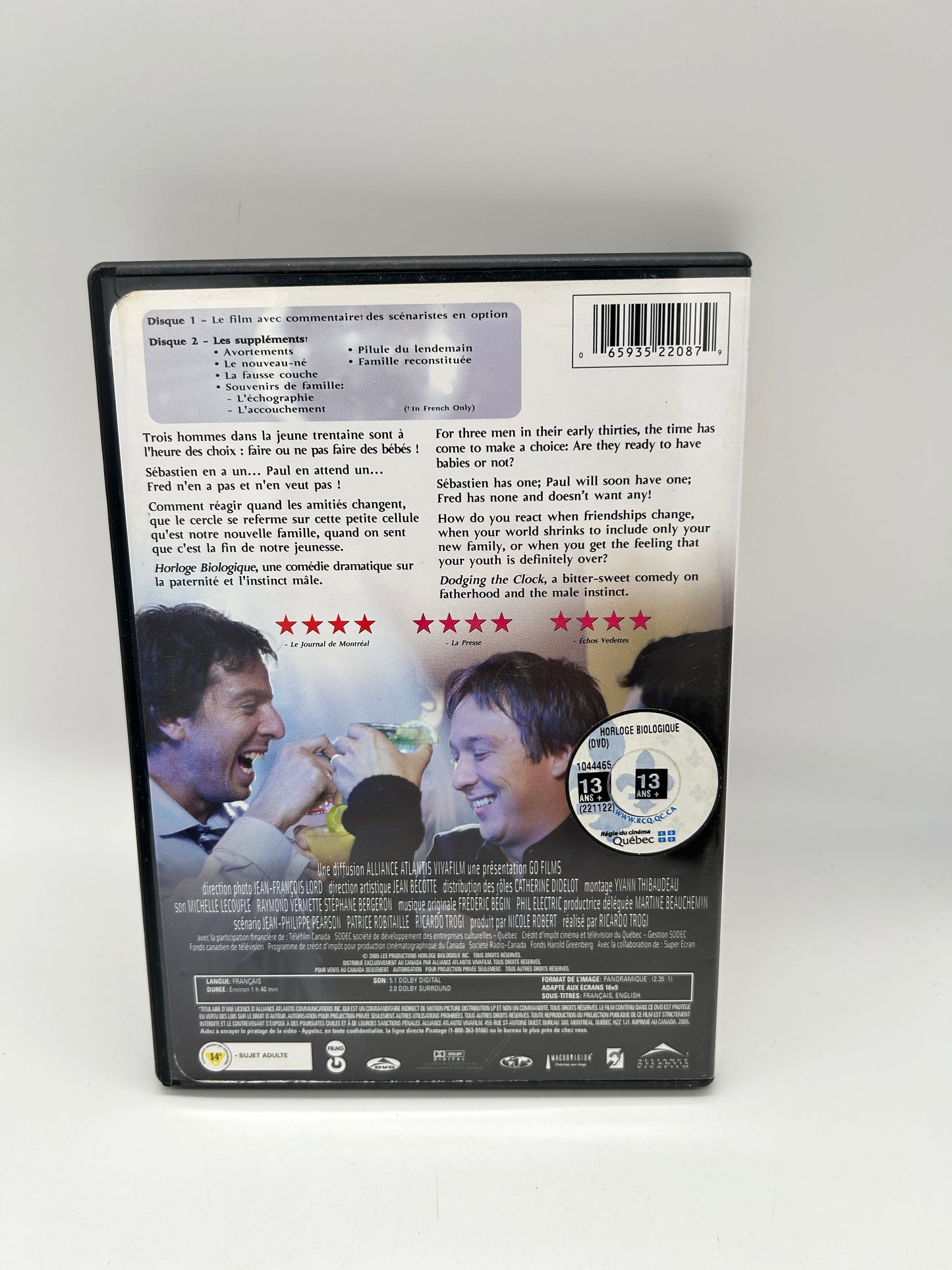 FiLM DVD | HORLOGE BiOLOGiQUE