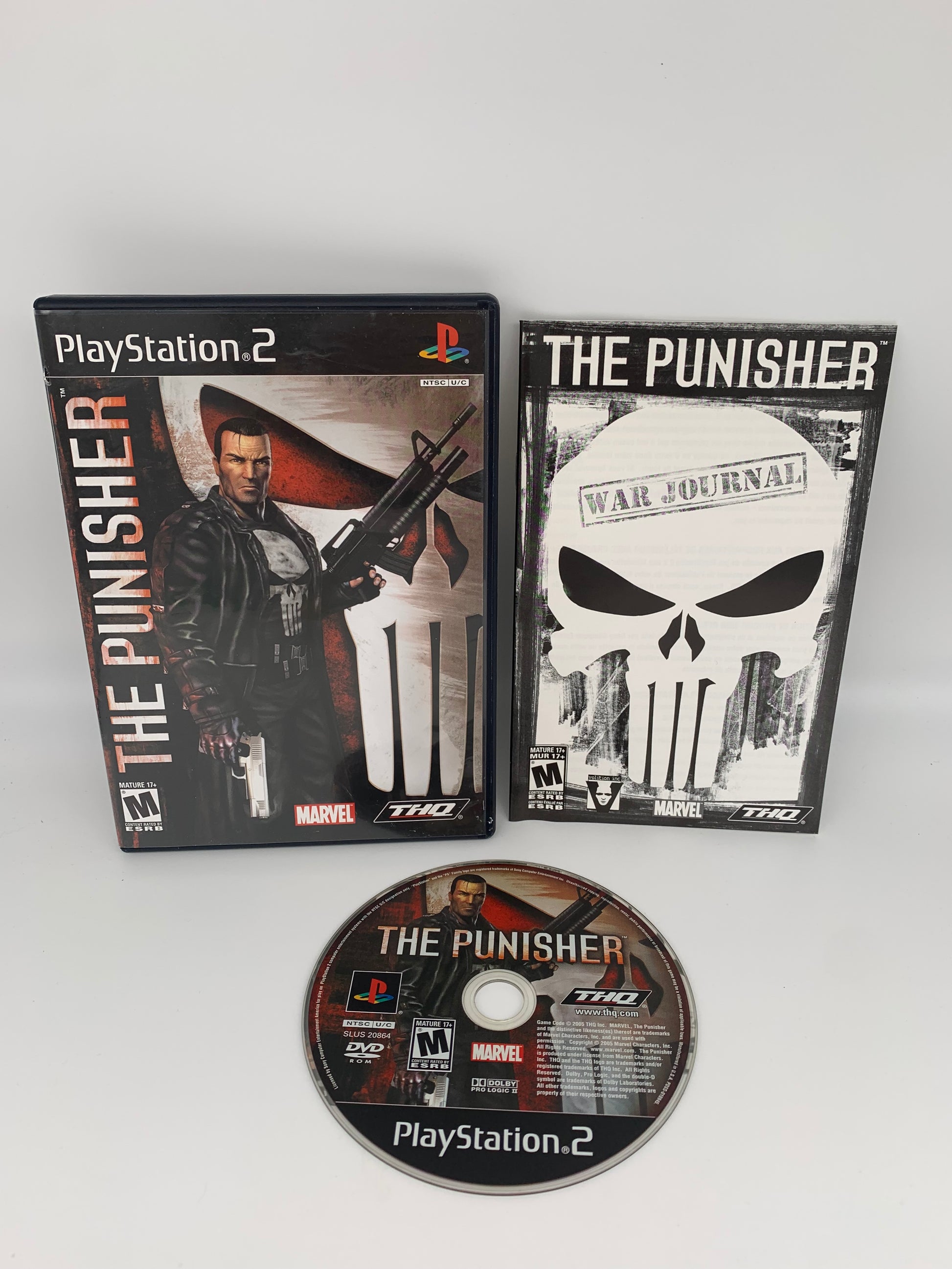 PiXEL-RETRO.COM : SONY PLAYSTATION 2 (PS2) COMPLET CIB BOX MANUAL GAME NTSC THE PUNISHER