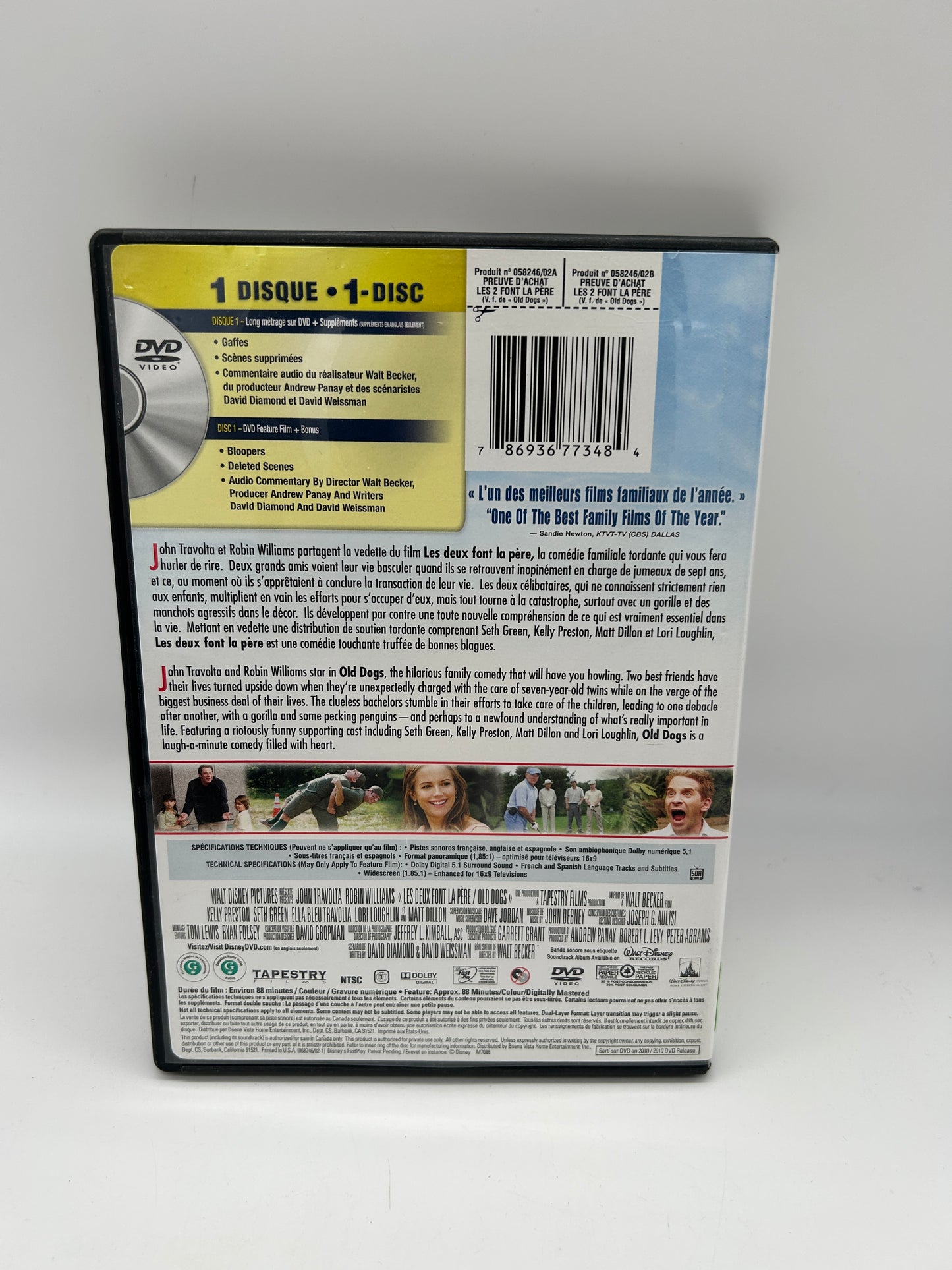 FiLM DVD | LES 2 FONT LA PERE [OLD DOGS]