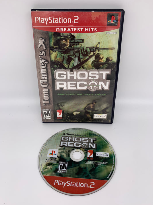 PiXEL-RETRO.COM : SONY PLAYSTATION 2 (PS2) COMPLET CIB BOX MANUAL GAME NTSC TOM CLANCY'S GHOST RECON