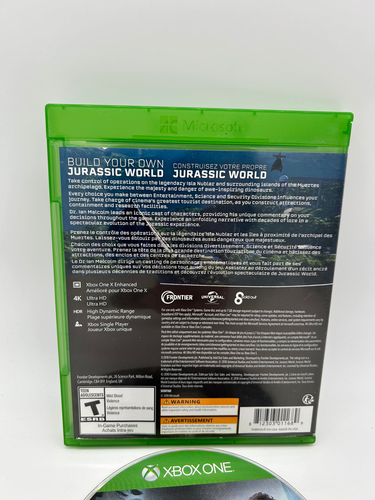 Microsoft XBOX ONE | JURASSiC WORLD EVOLUTION
