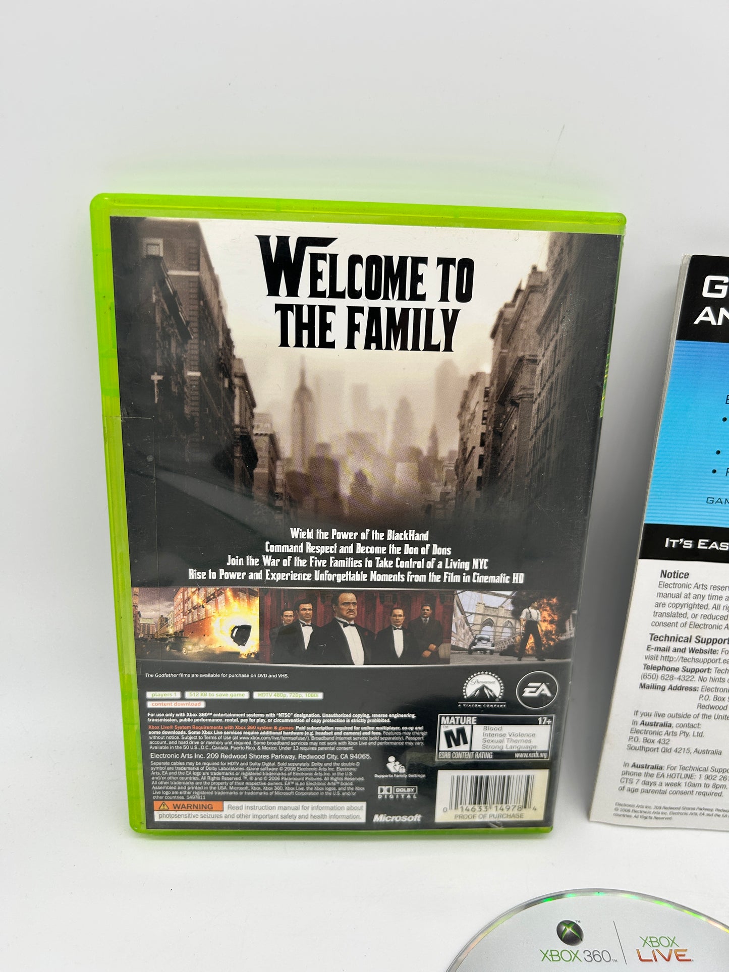 Microsoft XBOX 360 | THE GODFATHER THE GAME