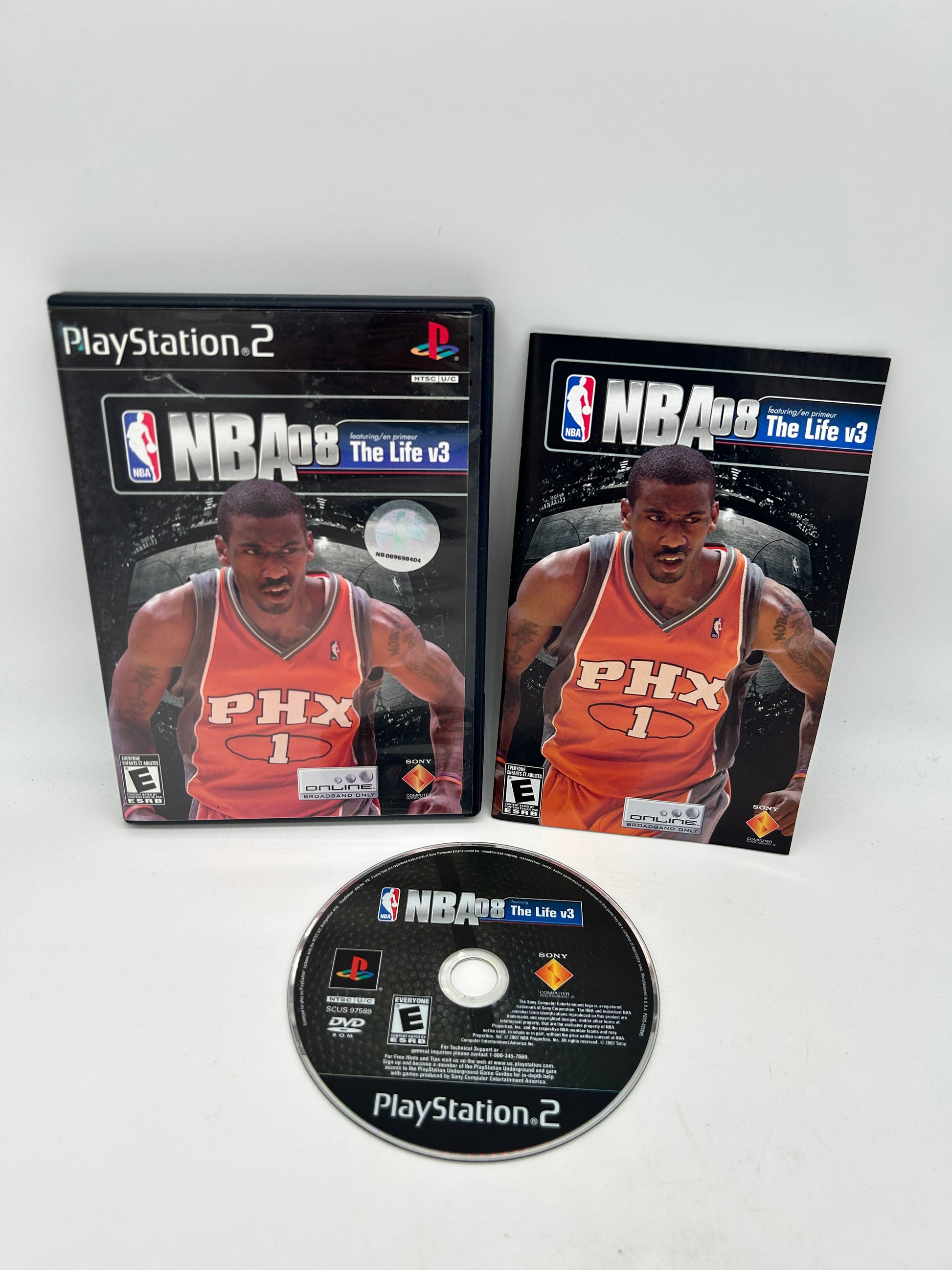PiXEL-RETRO.COM : SONY PLAYSTATION 2 (PS2) COMPLET CIB BOX MANUAL GAME NTSC NBA 08