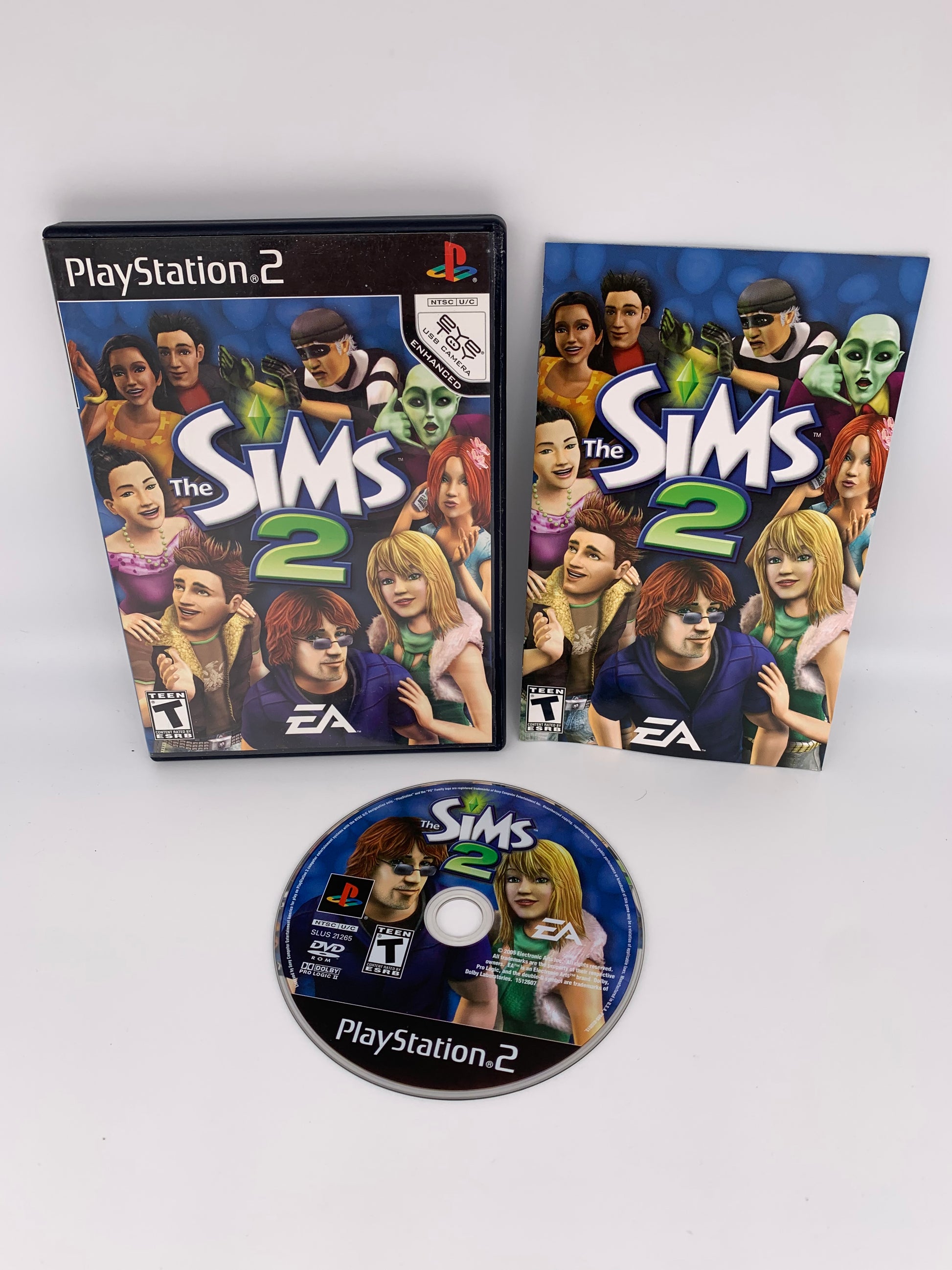 PiXEL-RETRO.COM : SONY PLAYSTATION 2 (PS2) COMPLET CIB BOX MANUAL GAME NTSC THE SIMS 2